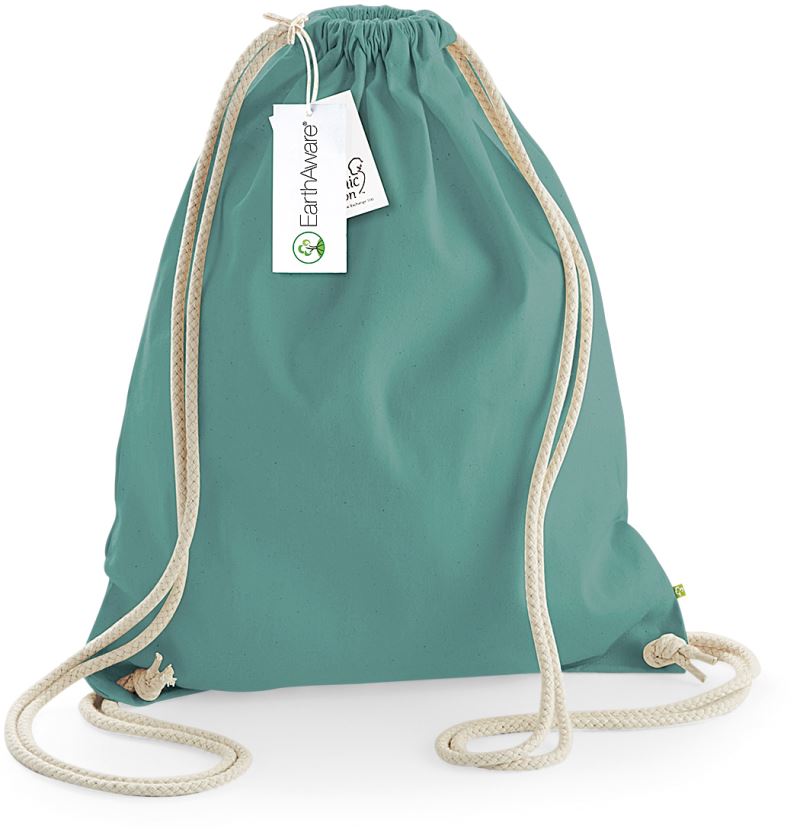 Westford Mill W810 EarthAware® Bio-Turnbeutel aus Canvas – sage green