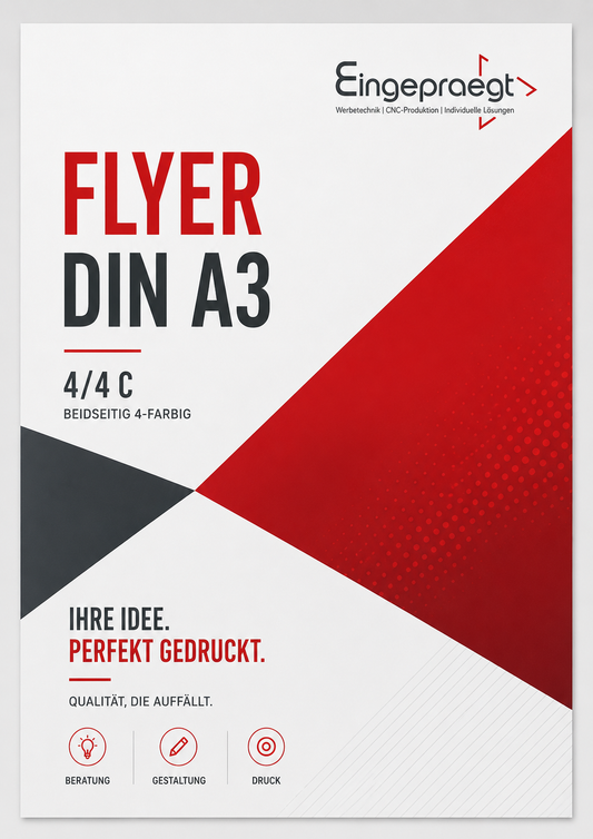 Flyer DIN A3, Matt- Glatt, 4/4C