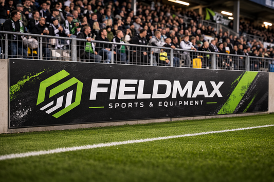 Werbe- (Sponsoren-)Bande aus Dibond