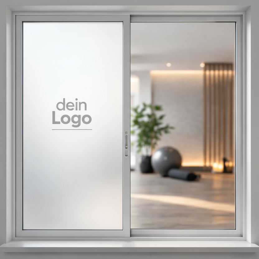 Fensterfolierung - Milchglas / Sichtschutz