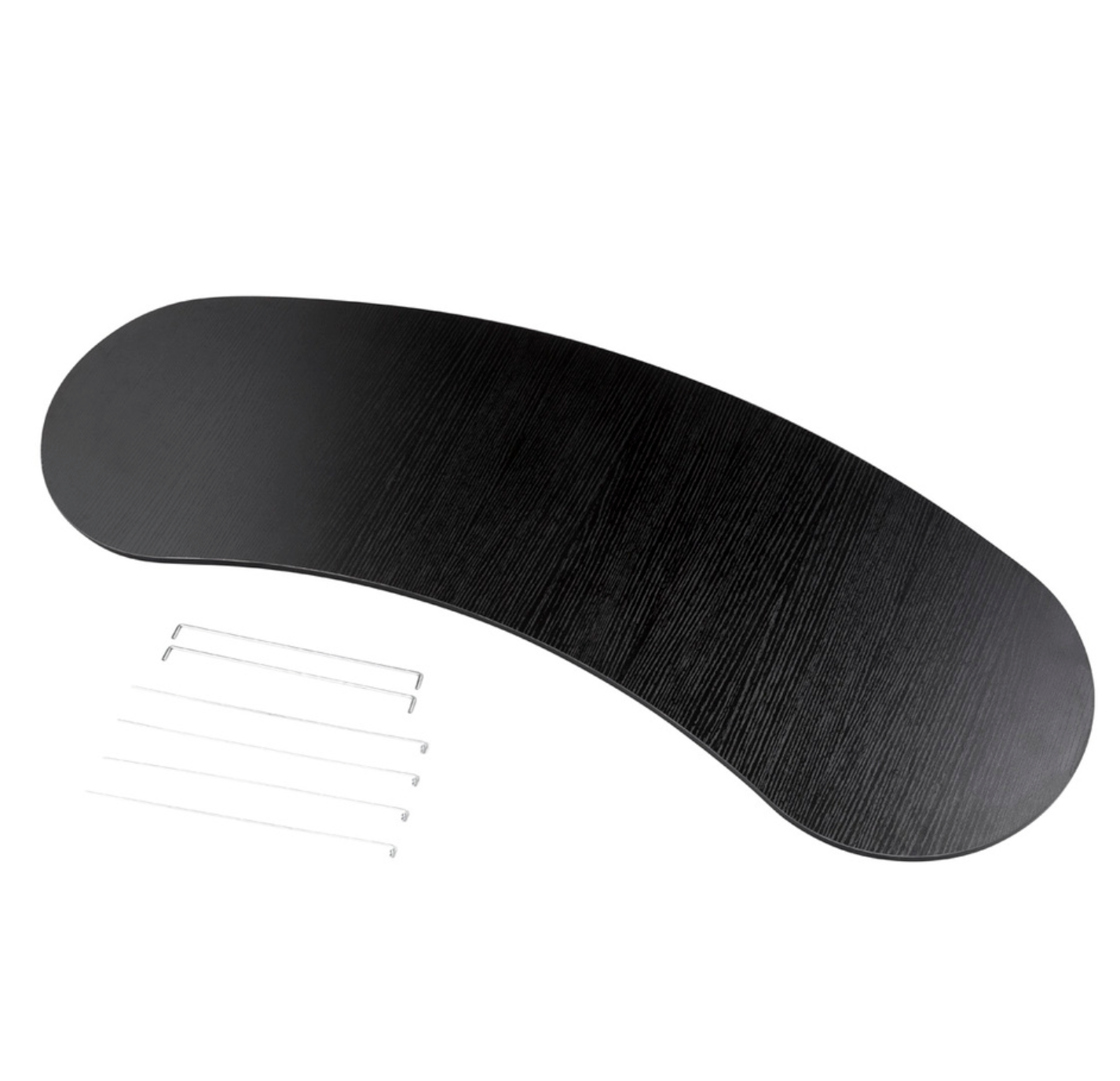 Messetheke L in schwarz mit individuellem Druck