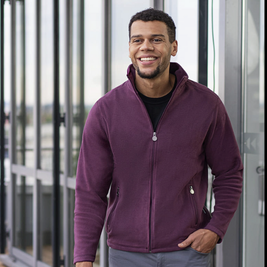 Herren Workwear Fleecejacke