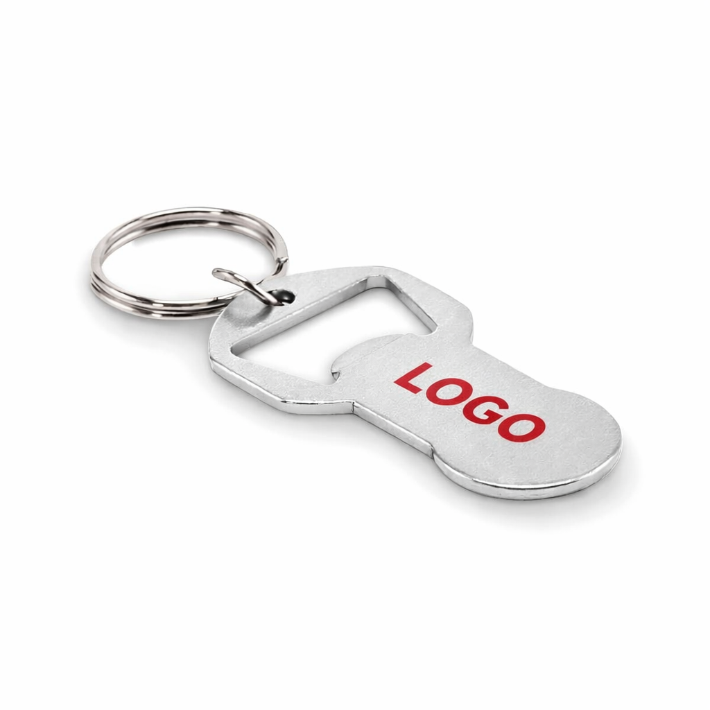 Einkaufswagen- / Flaschenöffner mit 4/0 - Druck