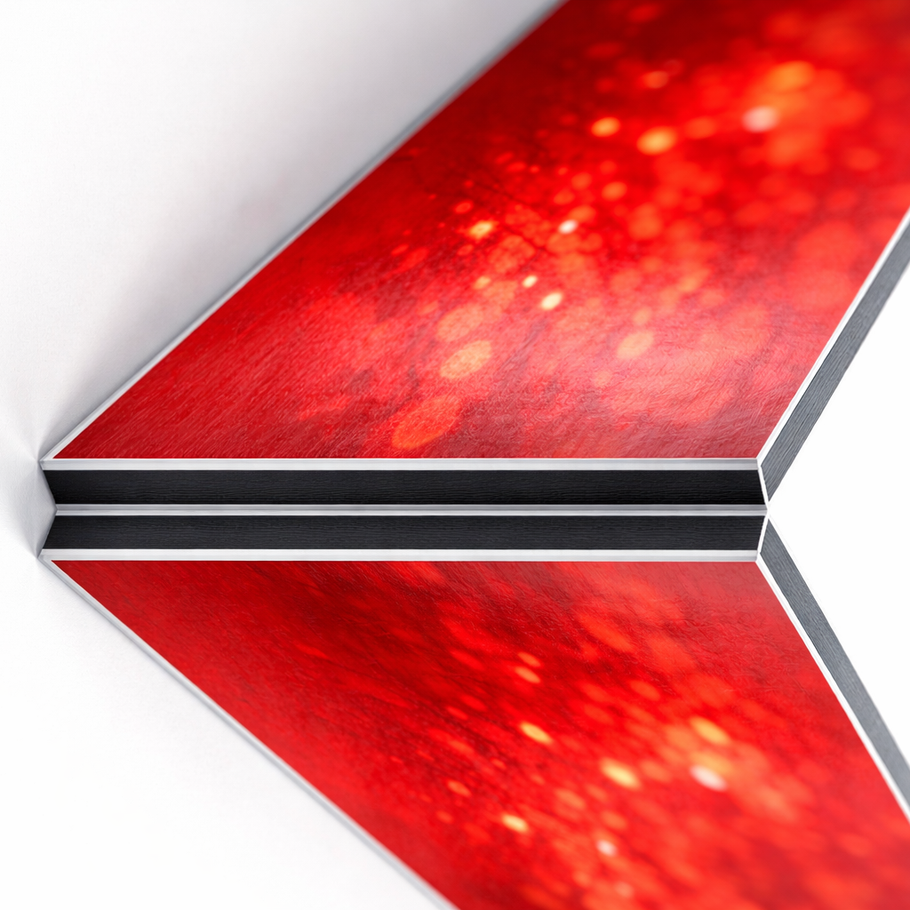 Aluverbund - 3mm inkl. Foliendruck 4/4C (Doppelseitig) (Alu-Paneel/Dibond)