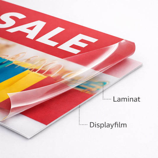 Displayfilm 180Mic 4/0C