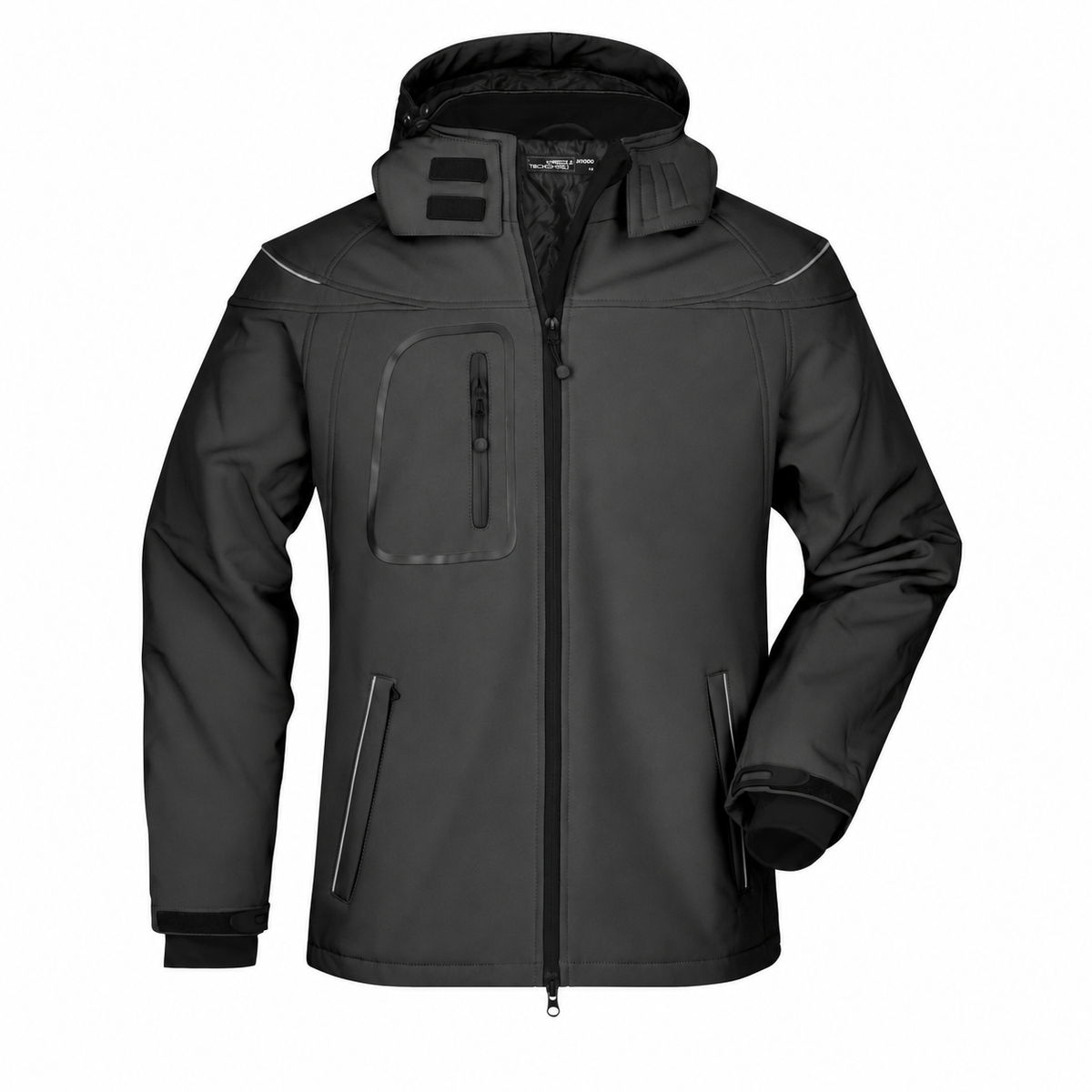 Daiber JN1000 Herren 3-Lagen Winter-Softshelljacke – black