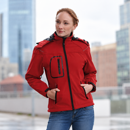 JN1001 / Woman / 3-Layer Winter Softshell Jacket