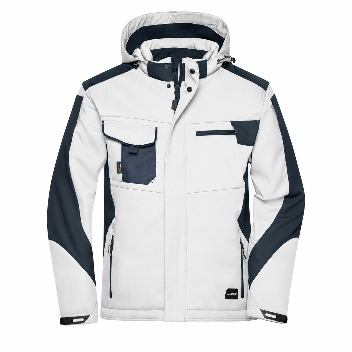 Daiber JN824 Workwear Winter-Softshelljacke Strong – white/carbon