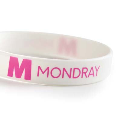 Silikonarmband ML3005 in Pantone-Farbe inkl. Veredelung