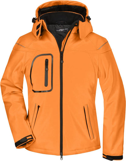Daiber JN1001 Damen 3-Lagen Winter-Softshelljacke – orange