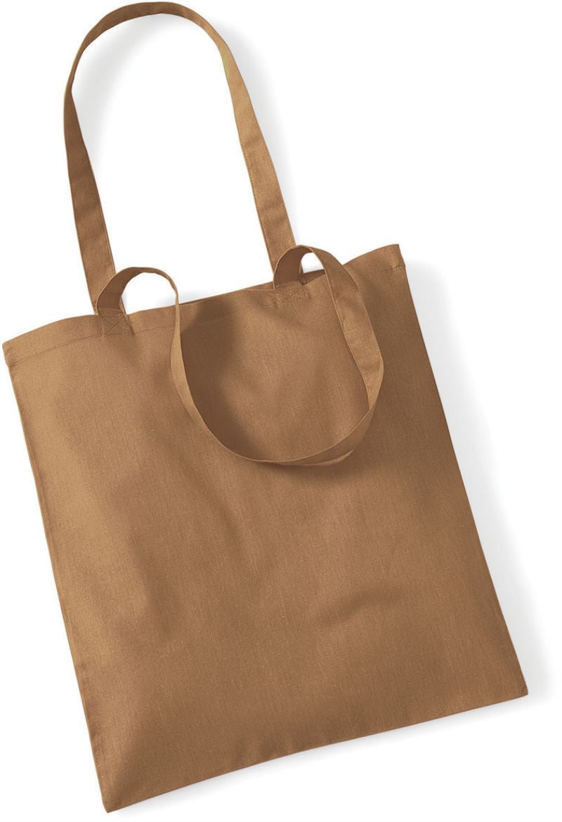 Westford Mill W101 Baumwolltasche Bag for Life – caramel