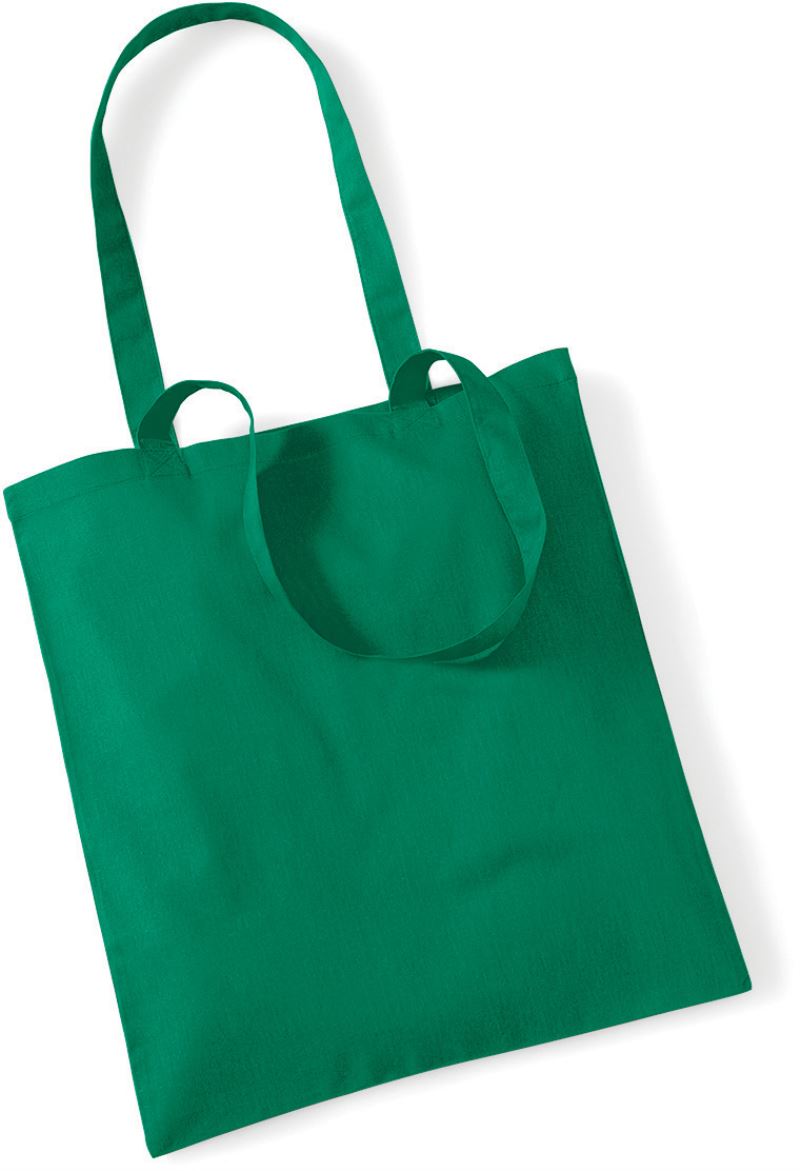 Westford Mill W101 Baumwolltasche Bag for Life – kelly green