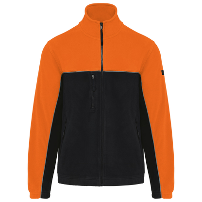 WK904 / Unisex / Zweifarbige Fleecejacke