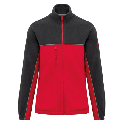 WK904 / Unisex / Zweifarbige Fleecejacke