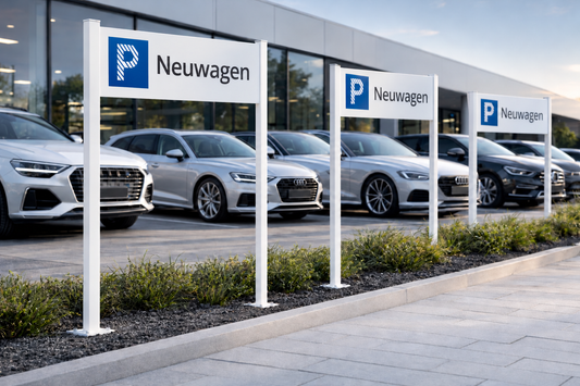 Parkplatzschildsystem