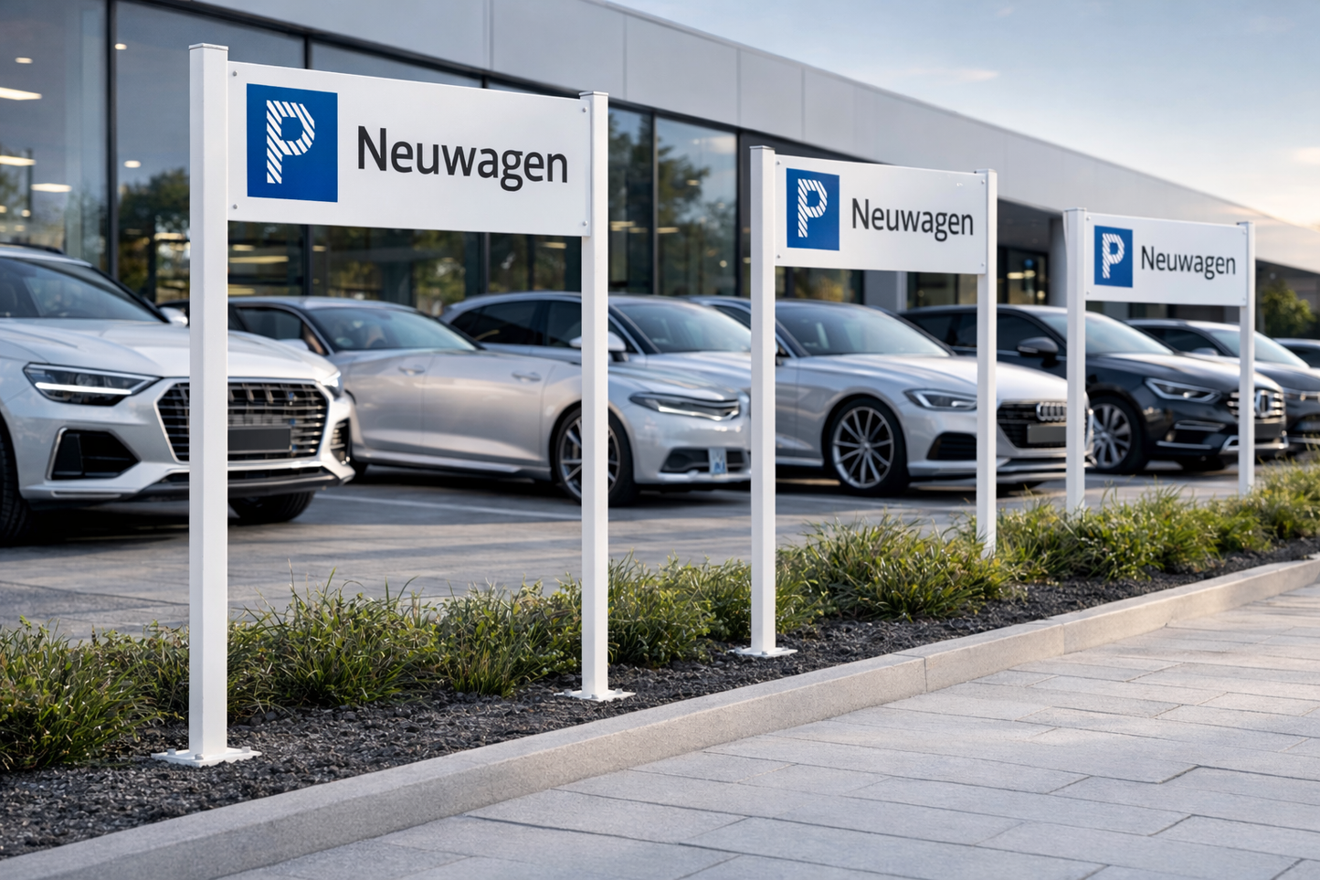 Parkplatzschildsystem
