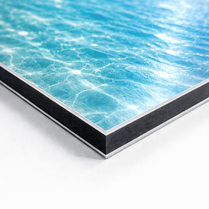 Stahlverbund - 3mm inkl. Foliendruck 4/0C (Einseitig) und umlaufendem Kantenschutz