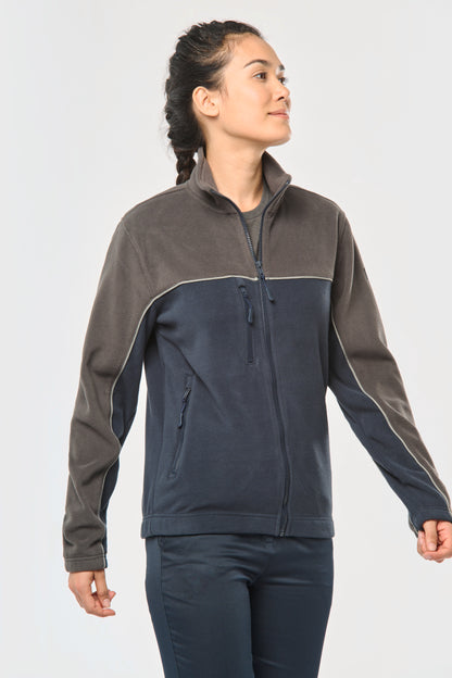 WK904 / Unisex / Zweifarbige Fleecejacke