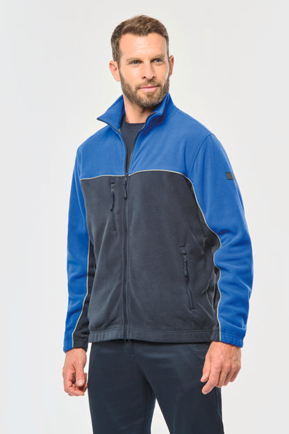 WK904 / Unisex / Zweifarbige Fleecejacke