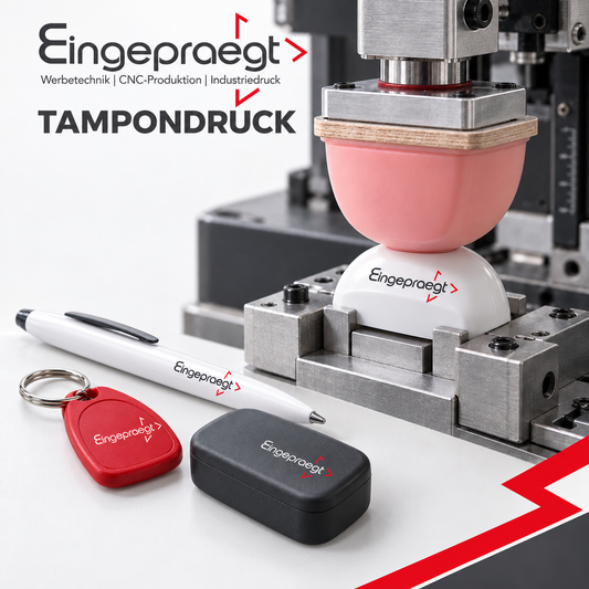 Tampondruck auf Kunstoffprodukten