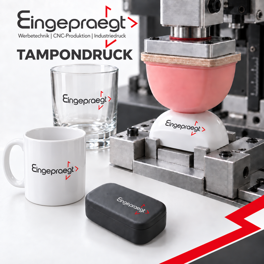 Tampondruck auf Glas & Keramik