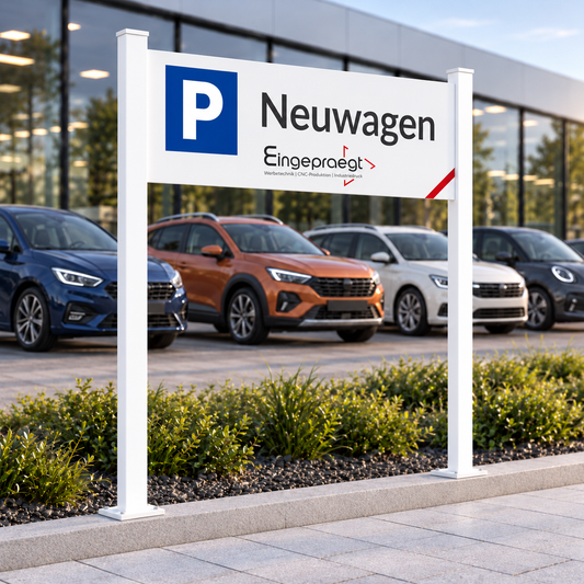 Parkplatzschildsystem