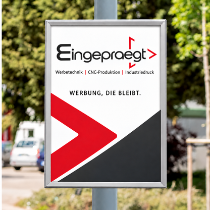 Klapprahmen für Laternen, Masten und Stangen