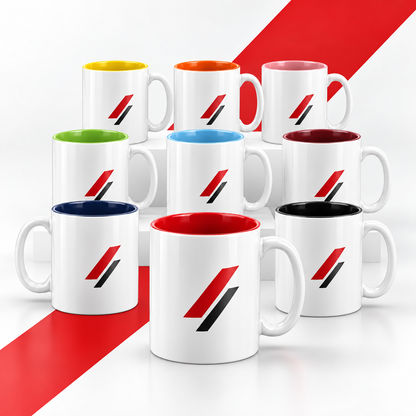 Keramiktasse Two Tones 11 oz – inklusive Sublimationsdruck