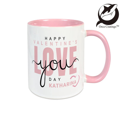 Keramiktasse Two Tones & Handle – inklusive Sublimationsdruck