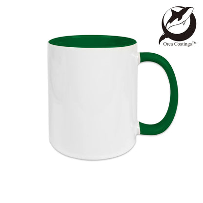 Keramiktasse Two Tones & Handle – inklusive Sublimationsdruck