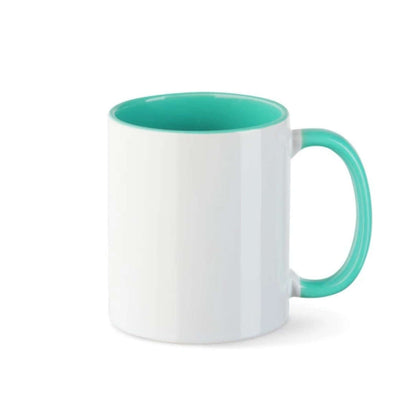 Keramiktasse Two Tones & Handle – inklusive Sublimationsdruck