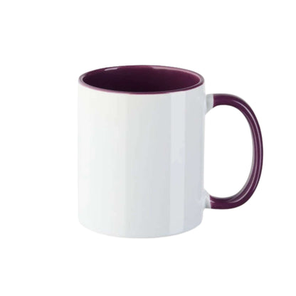 Keramiktasse Two Tones & Handle – inklusive Sublimationsdruck